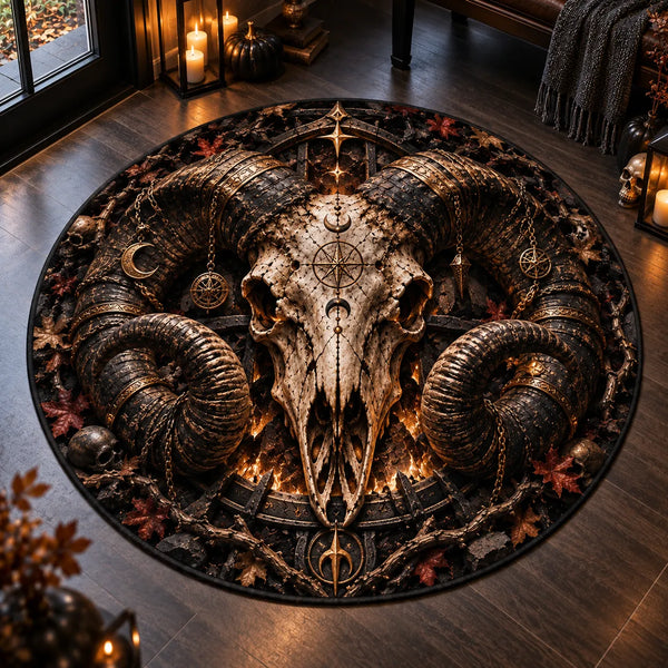 Rug Halloween Carnival Horror